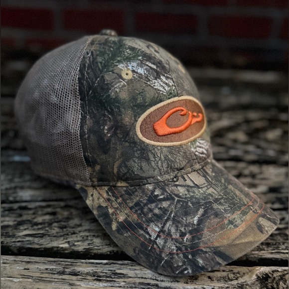 Drake Waterfowl Non-Typical Mesh-Back Adjustable Camouflage Trucker’s Cap Hat T3 - Picture 4 of 8